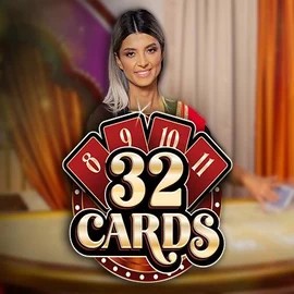32 Cards slot icon by Ezugi, available at Tenex Casino