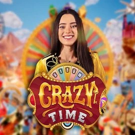 Crazy Time logo by Evolution at Tenex CasinoCrazy Time