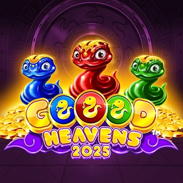Goood Heavens game by Rarestone Gaming – logo hosted on Tenex Casino