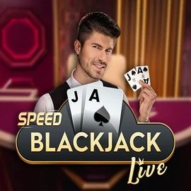 Speed Blackjack online game logo by Pragmatic Play on tenexcasino.eu